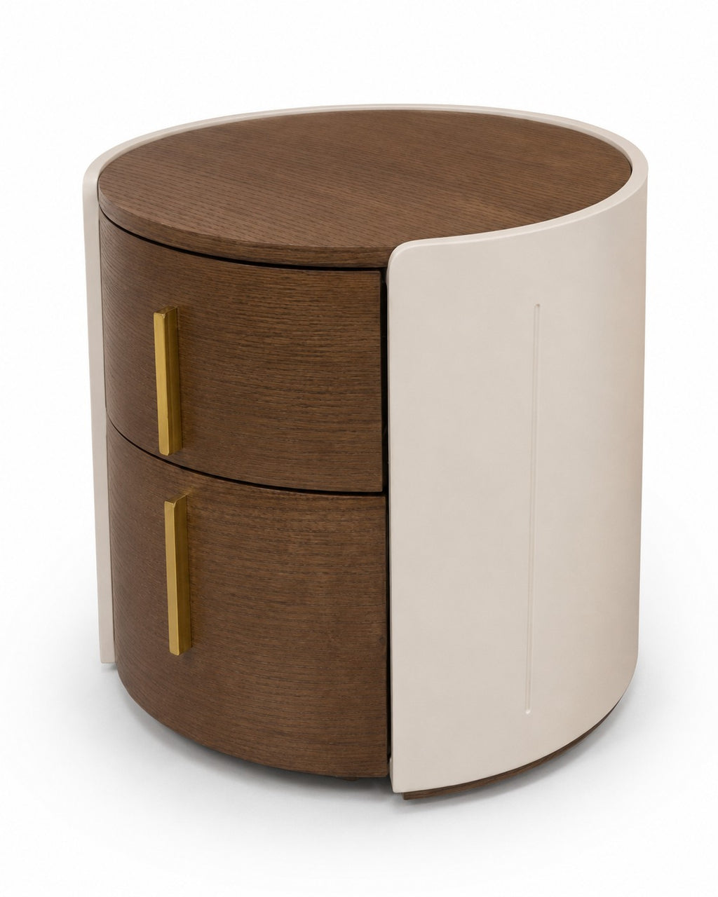 Table de chevet moderne a deux tiroirs