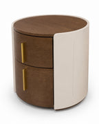 Table de chevet moderne a deux tiroirs