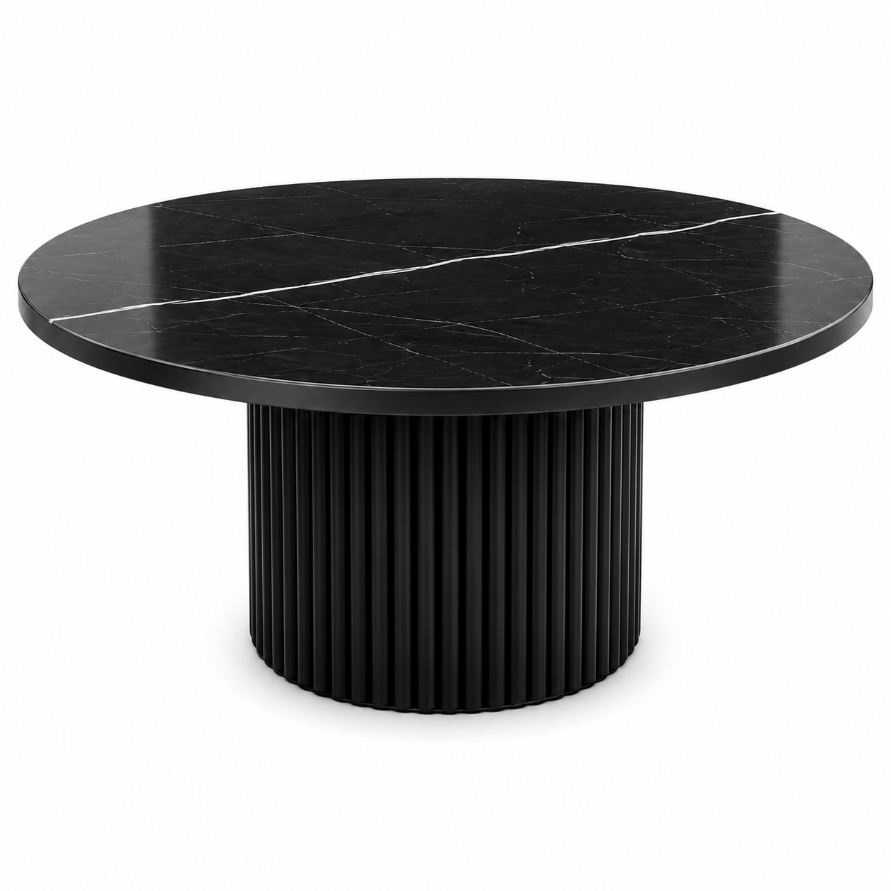 Table basse ronde marbre salon