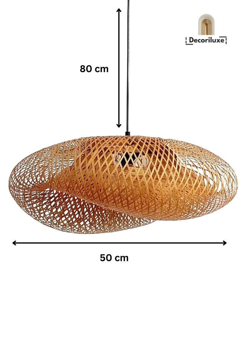 Suspension en Bambou Torsadée