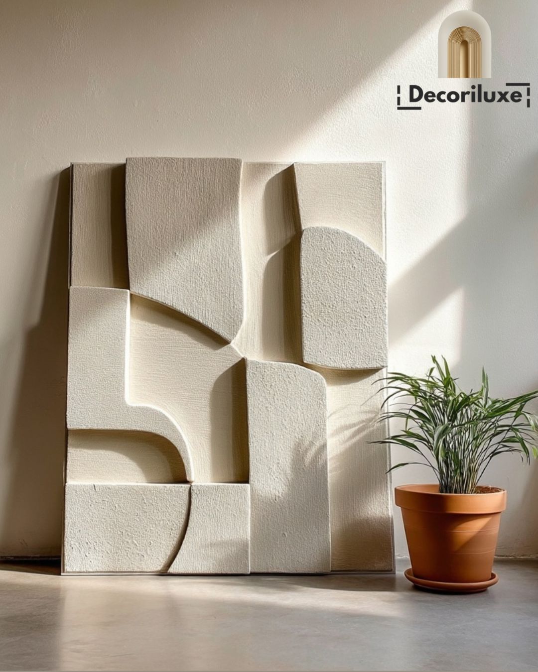 Tableau Mural en Relief – Élégance, Lumière et Profondeur