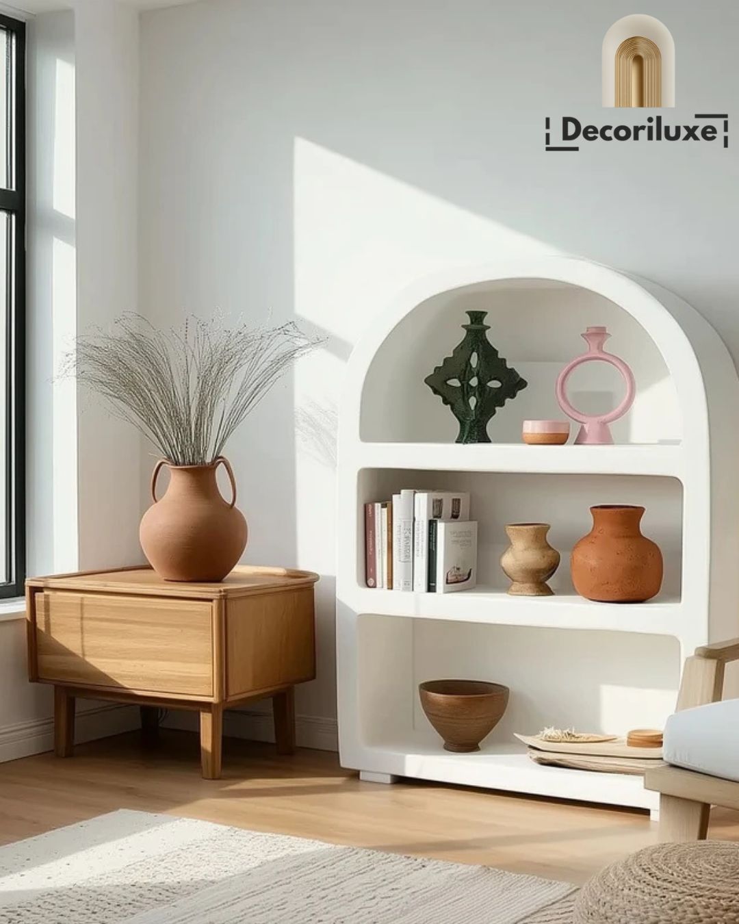 Niche Murale Minimaliste en Bois – Design Contemporain