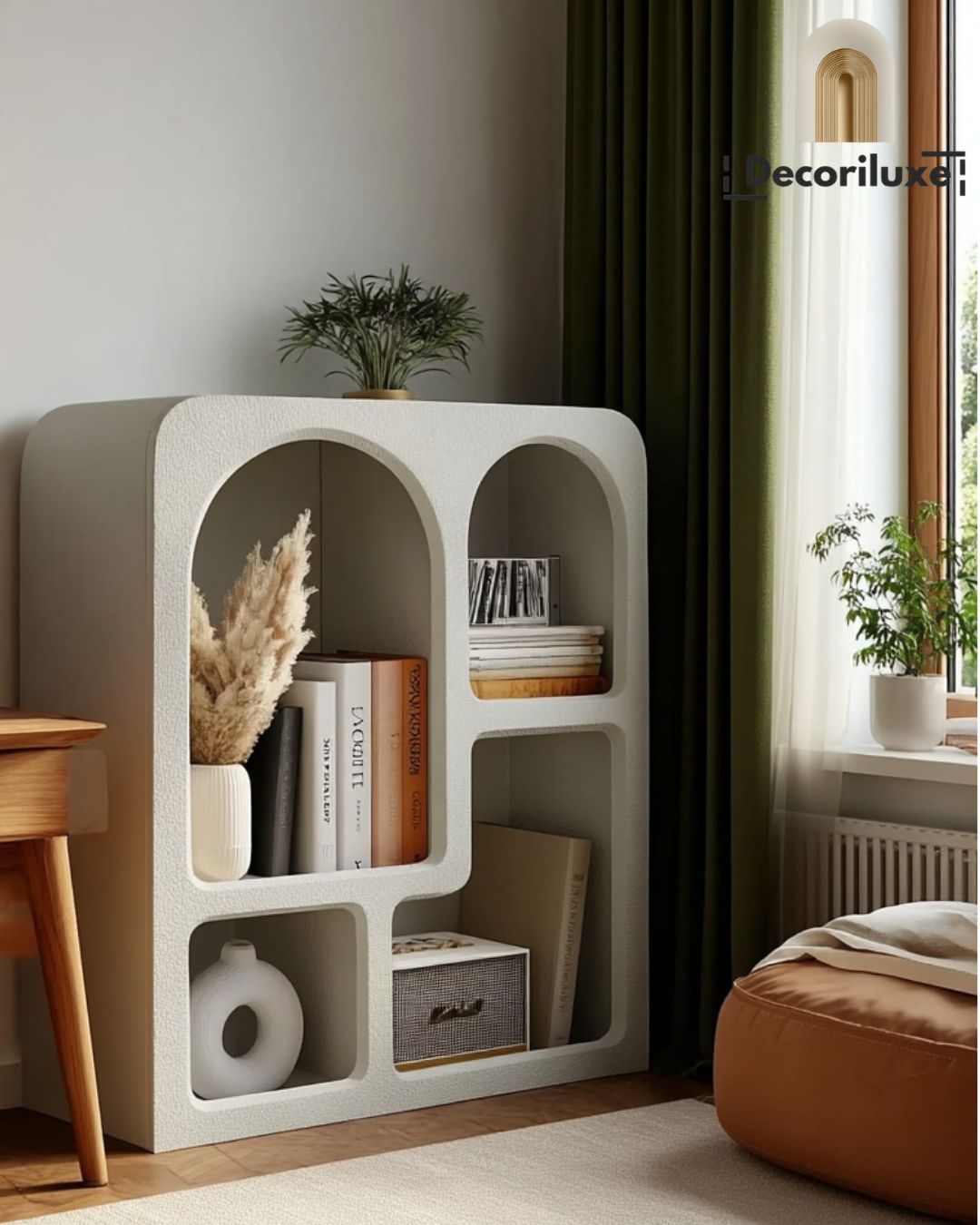 Bibliothèque minimaliste (80 X 60) cm