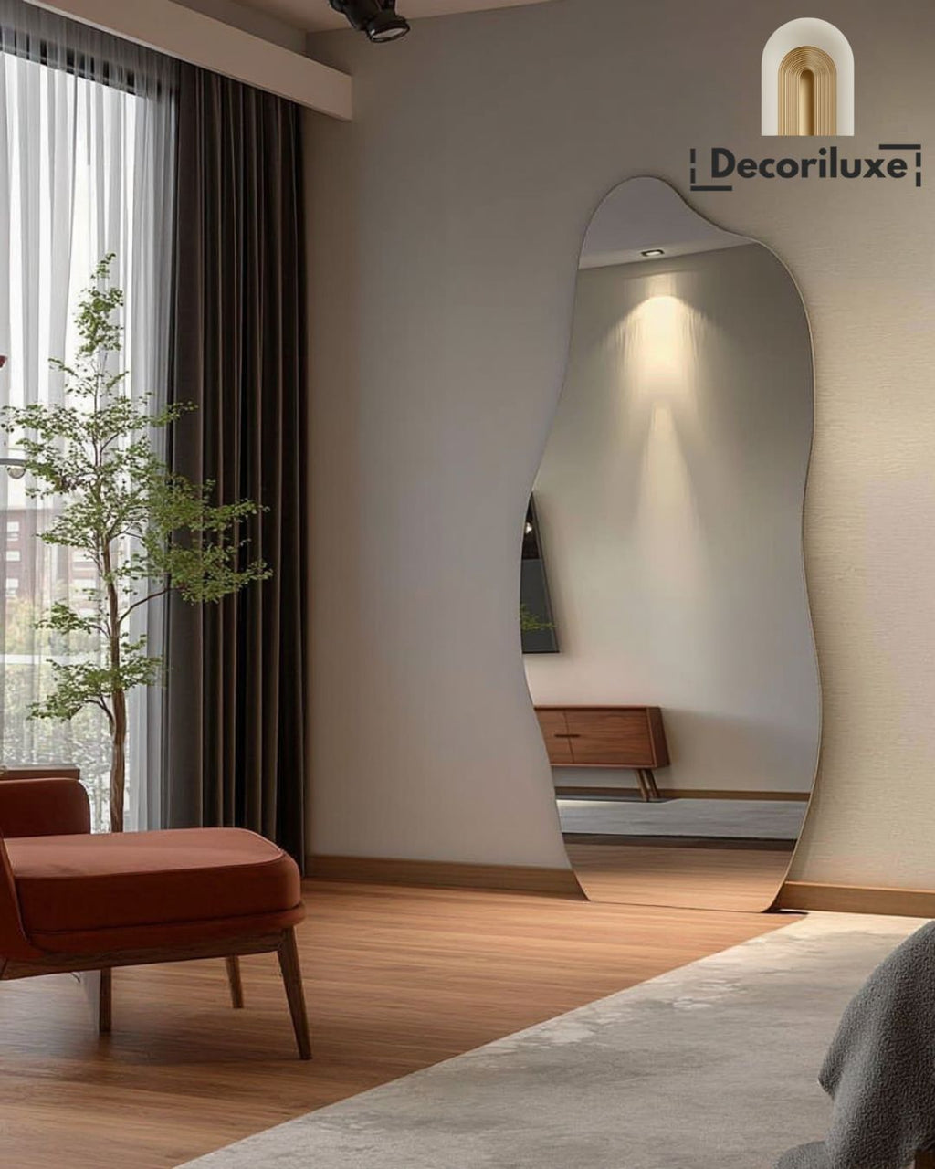 Miroir LUNA – Design Irrégulier et Élégance Moderne