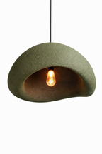 Suspension CONCHA Vert olive 431 – détail de la texture
