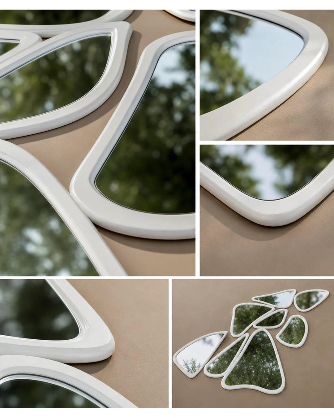 Miroir decoratif Liora abstrait
