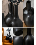 Ensemble de 3 vases stucco Seline
