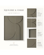 Détail de la texture et du relief du tableau mural