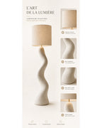 Lampadaire Elio en polyester vue catalogue