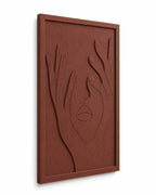 Panneau decoratif Numa en relief vue alternative sur fond blanc