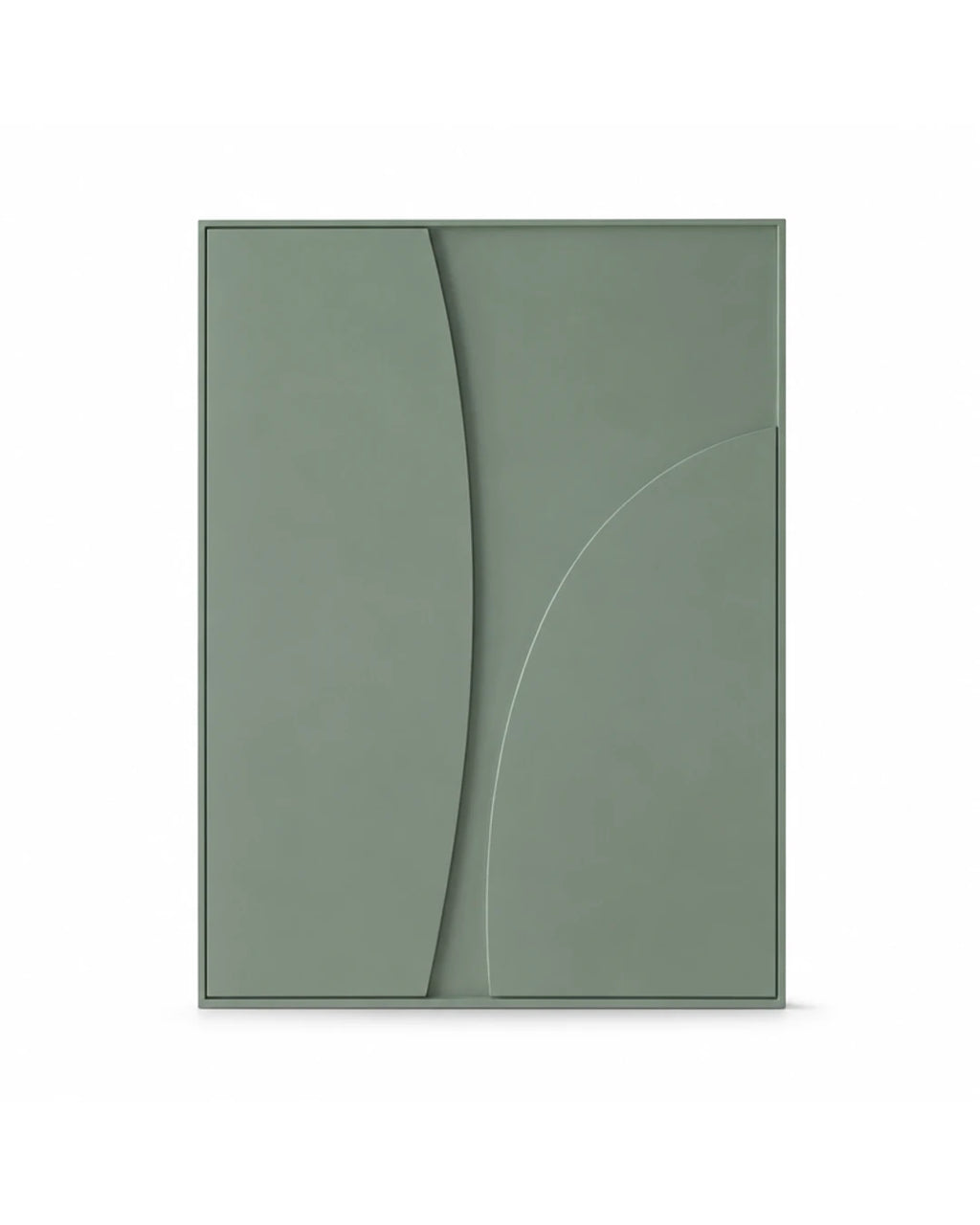 Tableau mural Reliefa 3D sur fond blanc