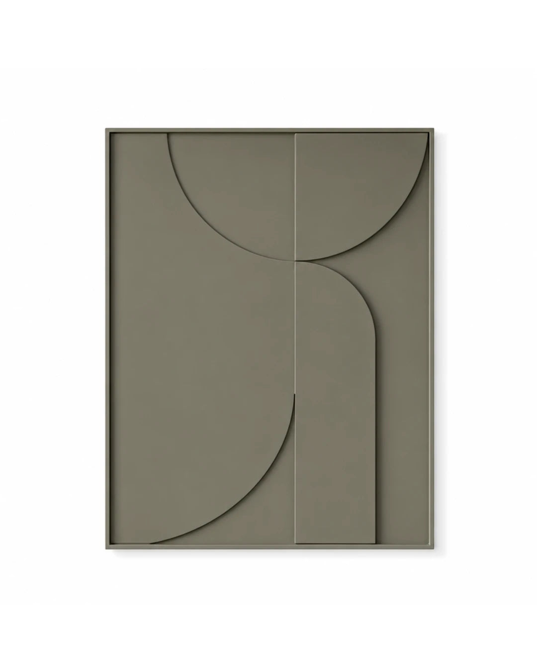 Tableau mural Arvia 3D sur fond blanc