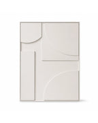 Tableau mural Lunea 3D sur fond blanc