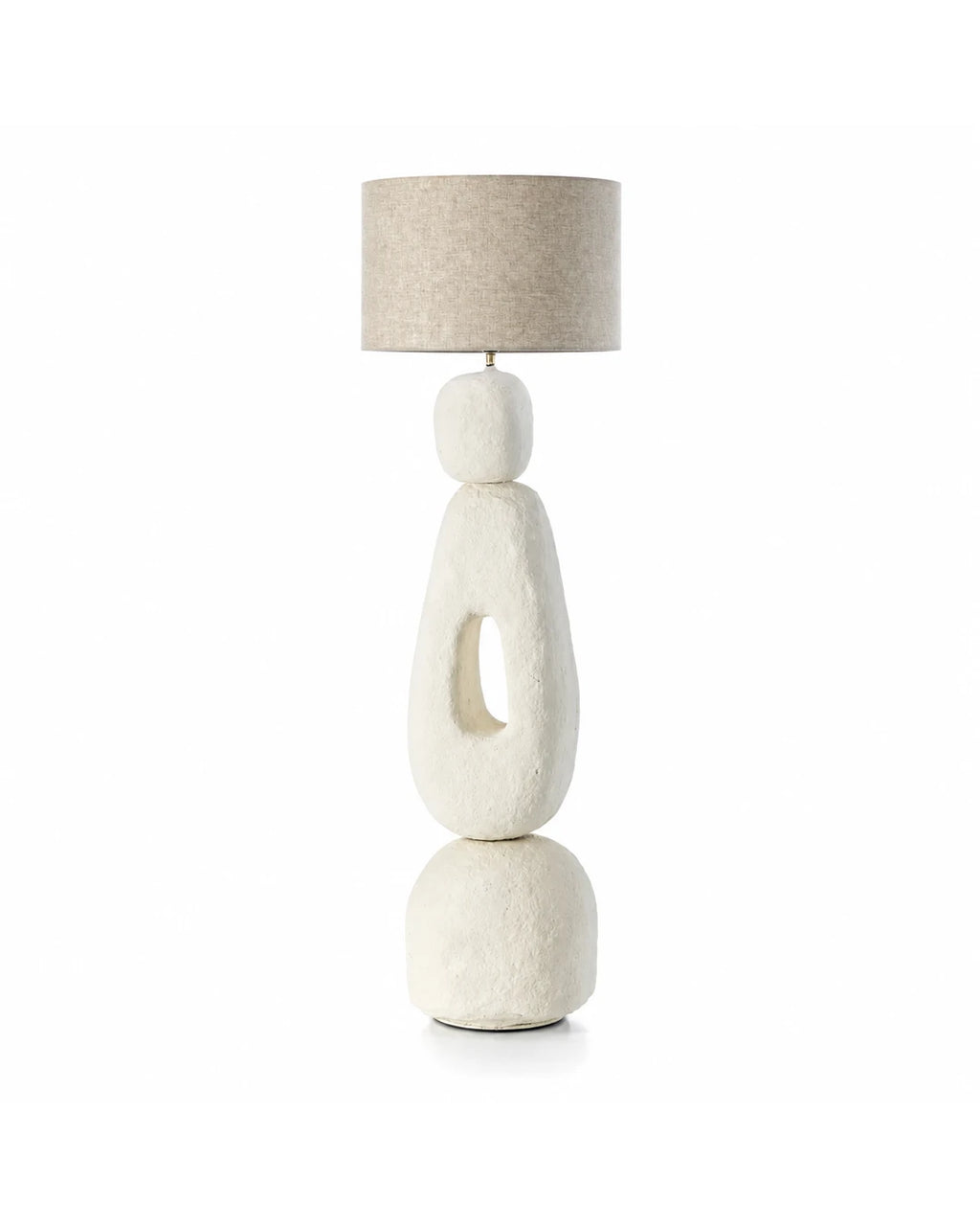 Lampadaire Christie XL - silhouette sculpturale blanche