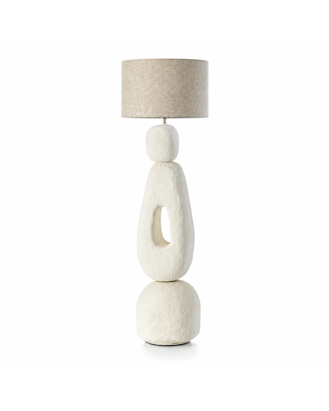Lampadaire Christie XL - silhouette sculpturale blanche