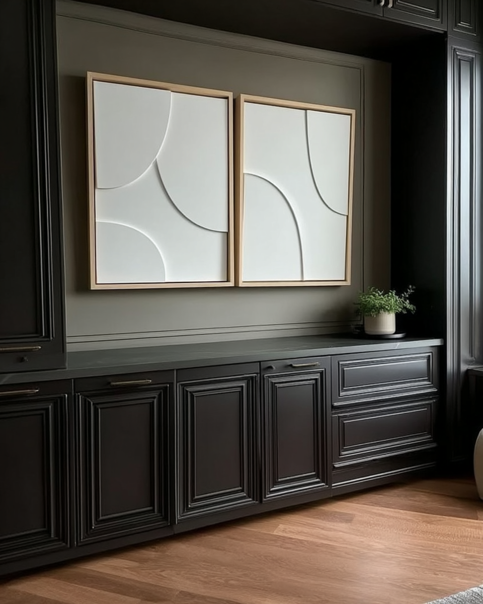 Duo d’Œuvres Murales en Relief