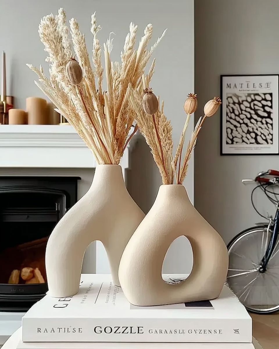 Pack 2 Vases :  Ovale + Gazelle