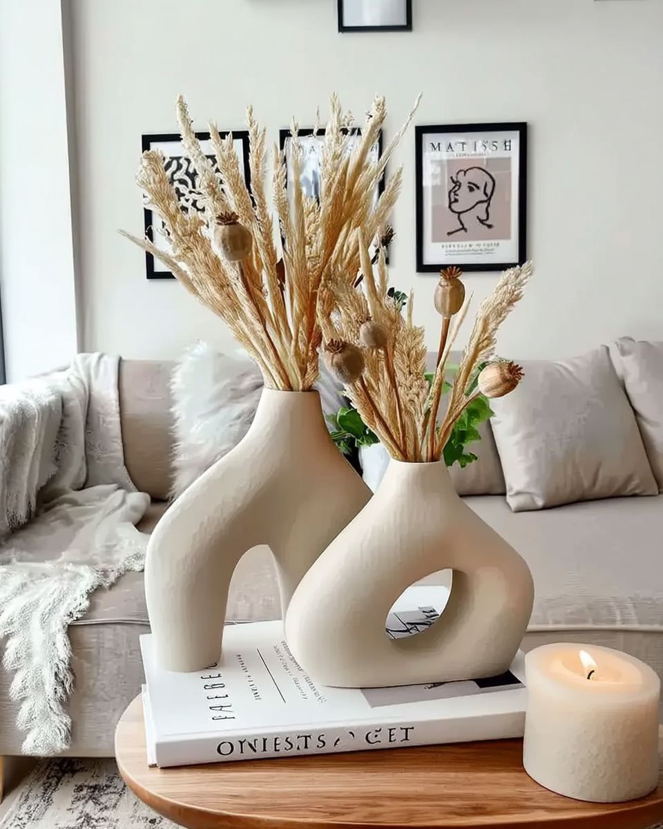 Pack 2 Vases :  Ovale + Gazelle